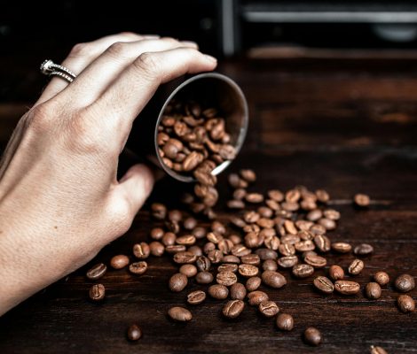 grains de café de haute qualité