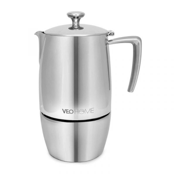 Cafetière Italienne inox VeoHome